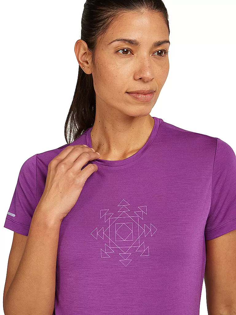 ICEBREAKER | Maglietta funzionale da donna Fusion 125 Cool | Lilla