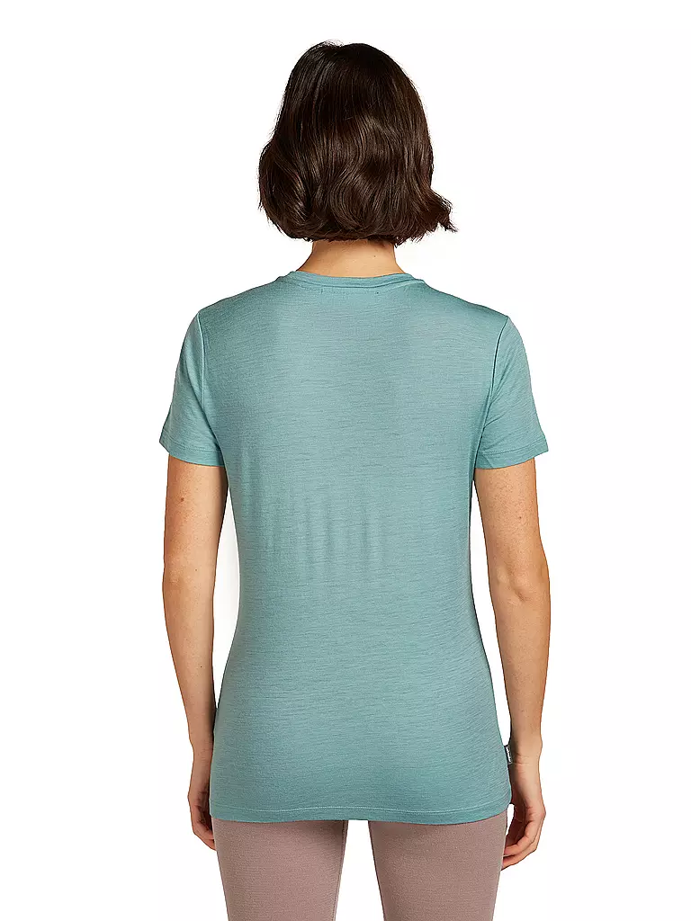 ICEBREAKER | Maglietta funzionale da donna Lake View 150 Tech-Lite | Menta