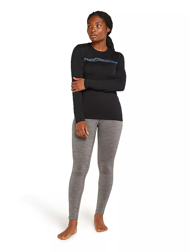 ICEBREAKER | Maglietta funzionale da donna Mountain Pulse 200 | Nero