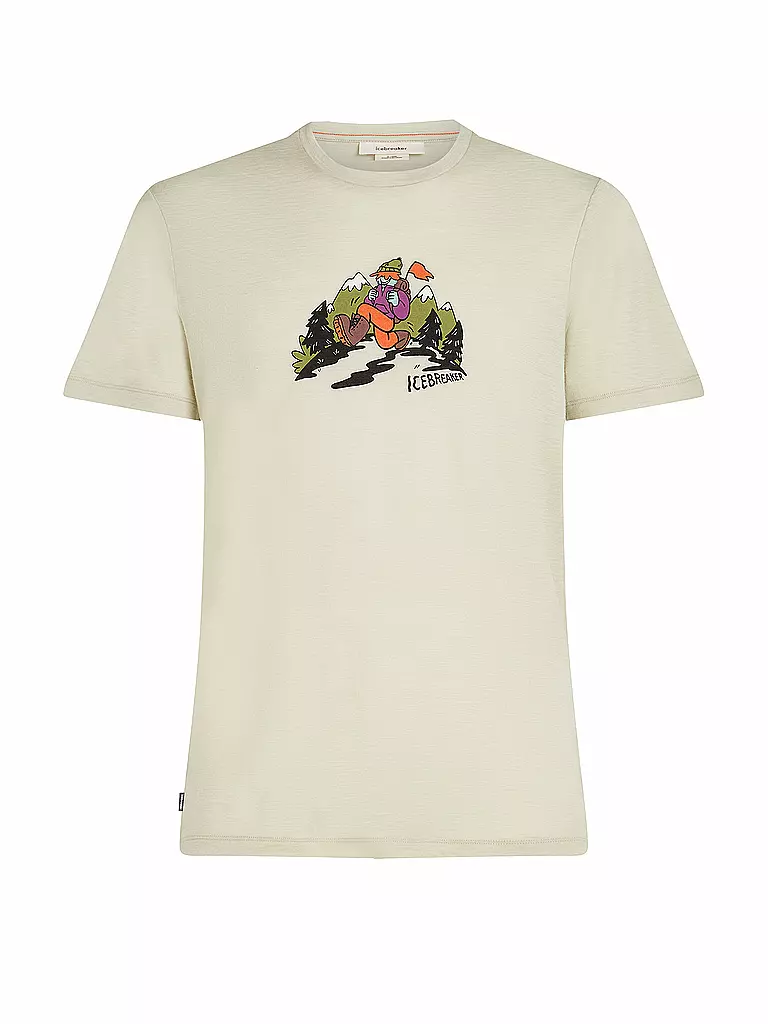 ICEBREAKER | Maglietta funzionale da uomo Catch Me 150 Tech | Beige
