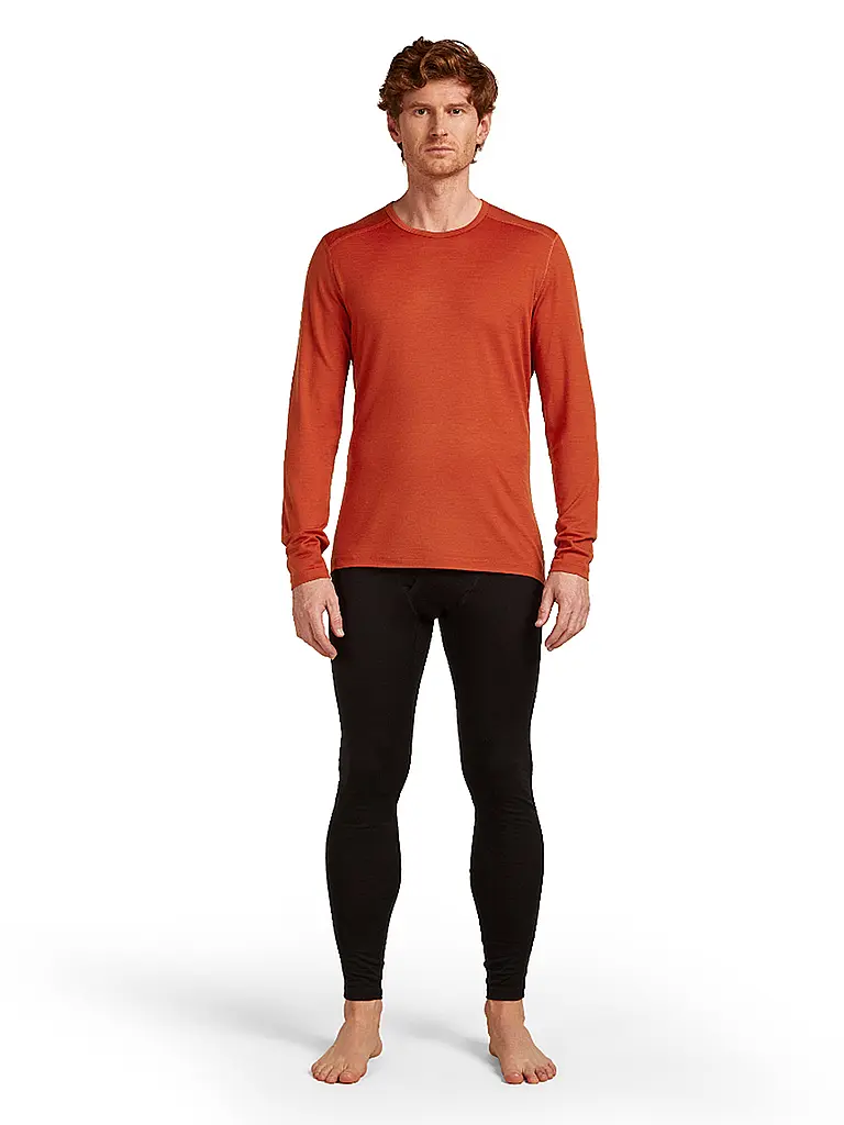 ICEBREAKER | Maglietta funzionale da uomo Merino 200 Oasis LS | Rame