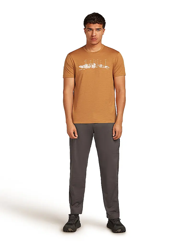 ICEBREAKER | Maglietta tecnica da uomo Massif Trail 150 | Senape