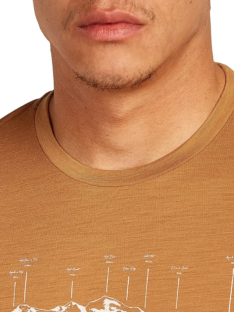 ICEBREAKER | Maglietta tecnica da uomo Massif Trail 150 | Senape