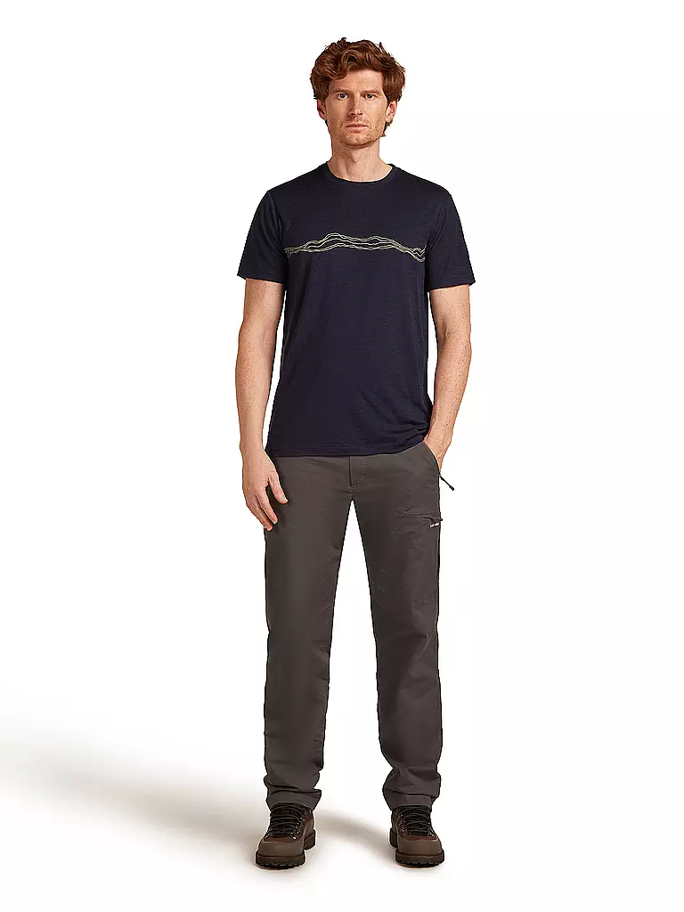 ICEBREAKER | Maglietta tecnica da uomo Mount Pulse 150 | Blu scuro