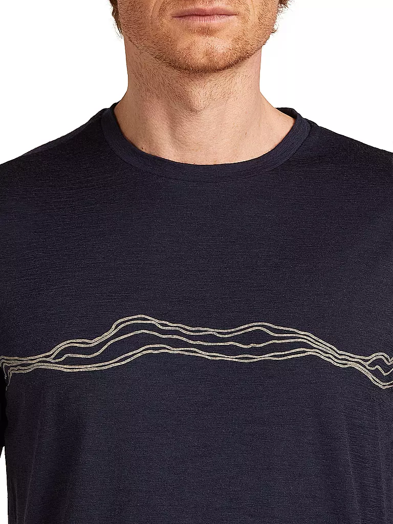 ICEBREAKER | Maglietta tecnica da uomo Mount Pulse 150 | Blu scuro