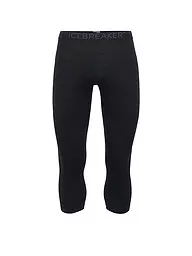 ICEBREAKER | Pantaloni funzionali 3/4 da uomo Merino 200 Oasis | Nero