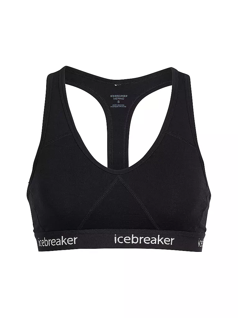 ICEBREAKER | Reggiseno sportivo da donna Sprite Racerback | Nero