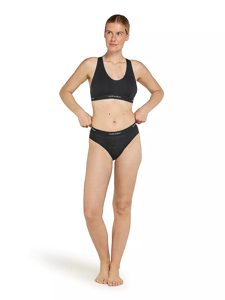 ICEBREAKER | Slip Hipster da Donna Sprite Cool-Lite | Nero