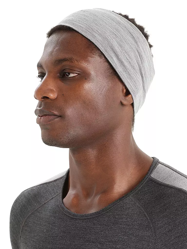 ICEBREAKER | Stirnband Cool-Lite Flexi | Grigio chiaro