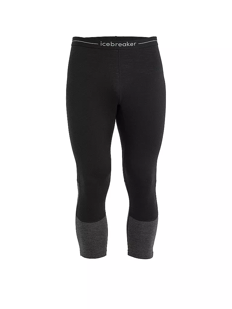 ICEBREAKER | Tight da uomo 200 ZoneKnit™ Merino 3/4 | Nero