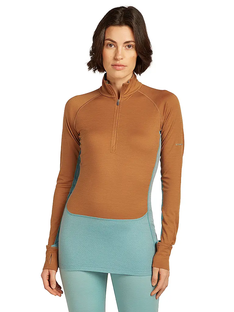 ICEBREAKER | Zipshirt intimo da donna 200 ZoneKnit™ Merino |