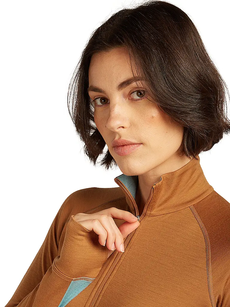 ICEBREAKER | Zipshirt intimo da donna 200 ZoneKnit™ Merino |