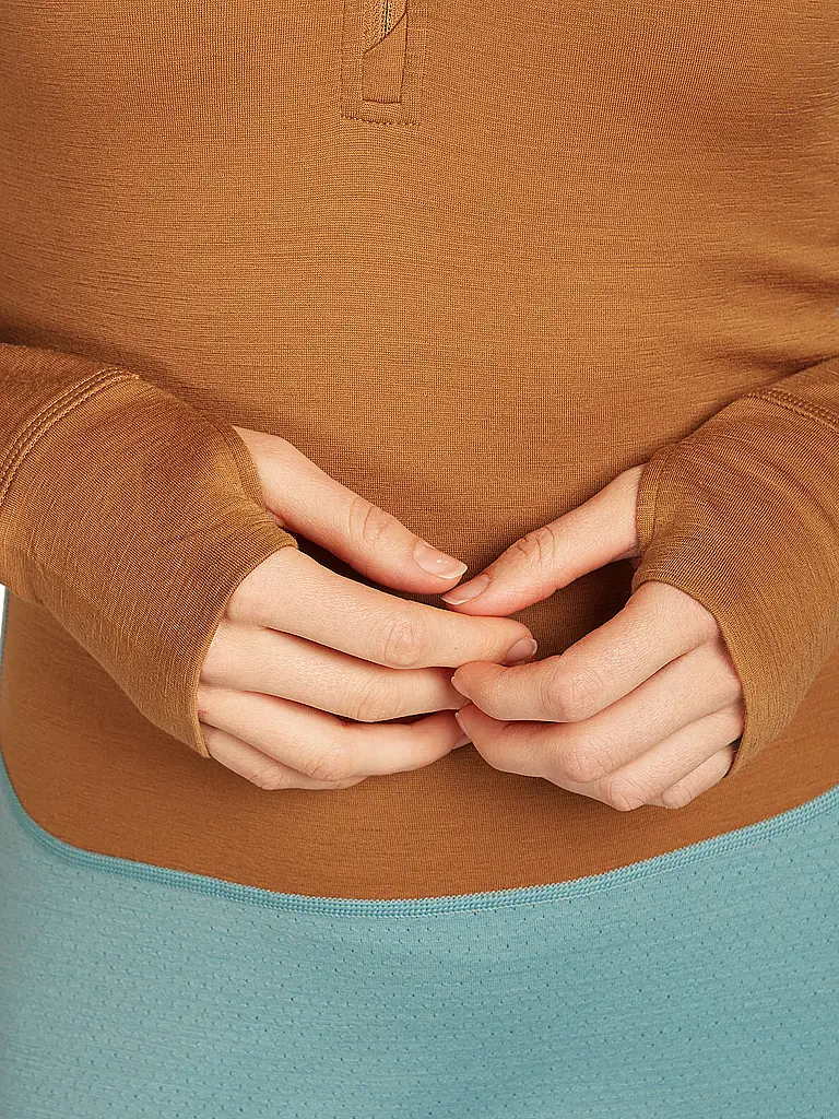 ICEBREAKER | Zipshirt intimo da donna 200 ZoneKnit™ Merino |