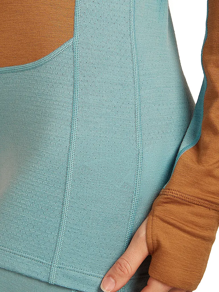 ICEBREAKER | Zipshirt intimo da donna 200 ZoneKnit™ Merino |