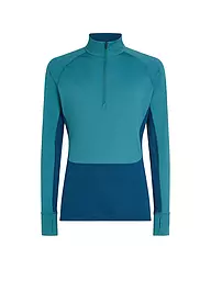 ICEBREAKER | Zipshirt intimo da uomo 200 Merino ZoneKnit | Petrolio