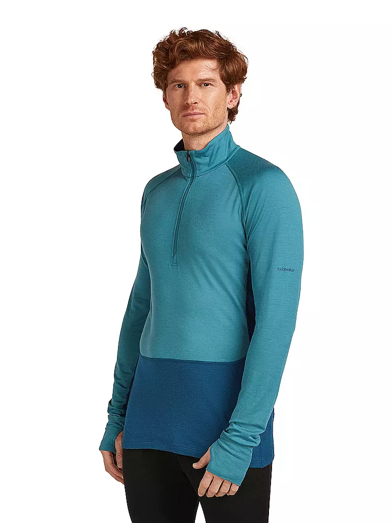 ICEBREAKER | Zipshirt intimo da uomo 200 Merino ZoneKnit |