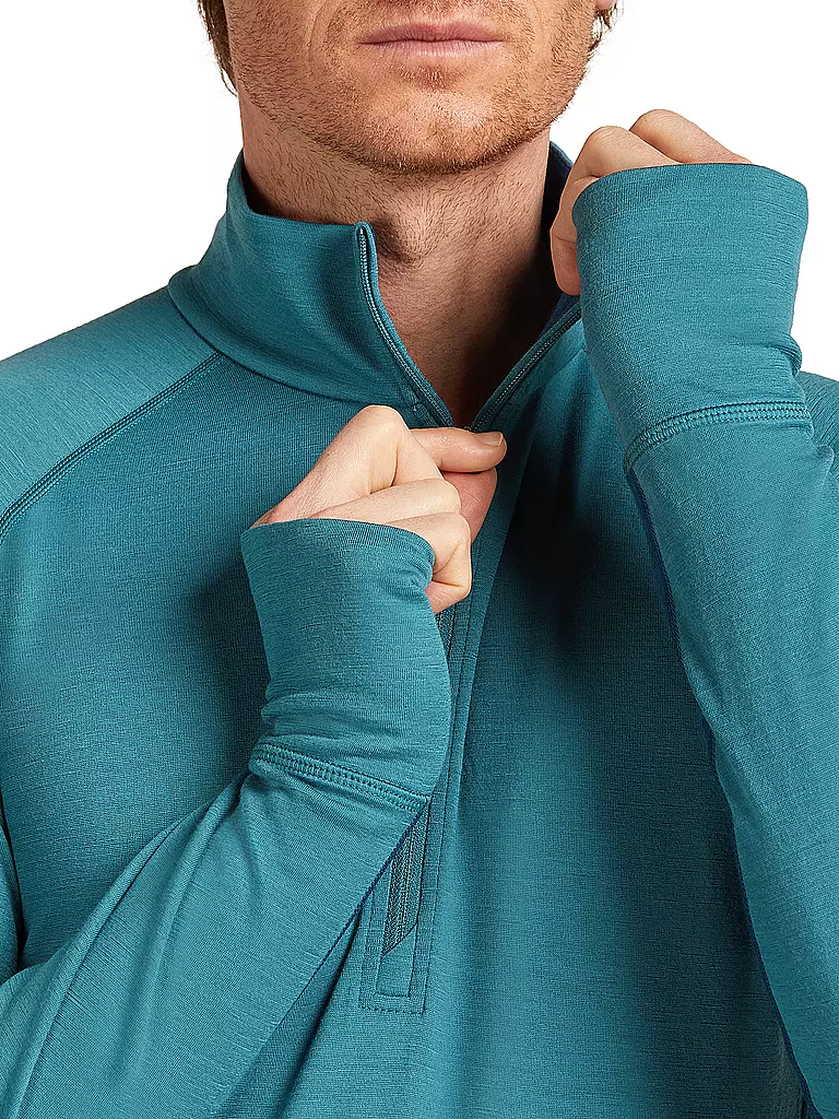 ICEBREAKER | Zipshirt intimo da uomo 200 Merino ZoneKnit |