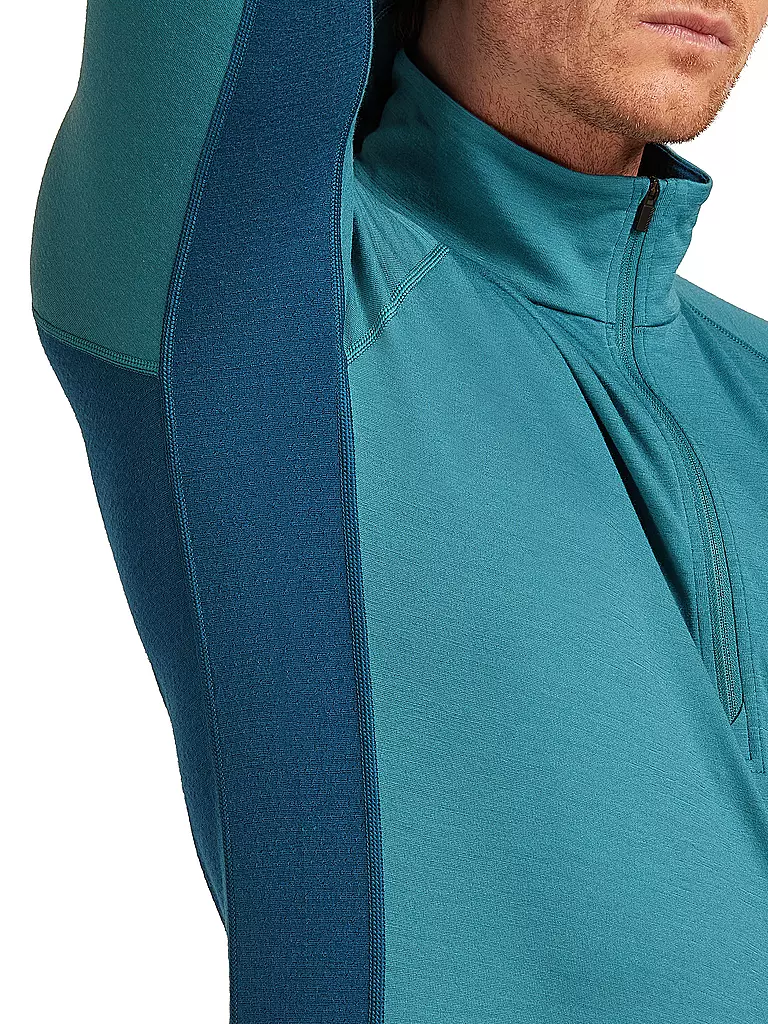 ICEBREAKER | Zipshirt intimo da uomo 200 Merino ZoneKnit |