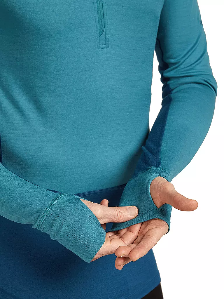 ICEBREAKER | Zipshirt intimo da uomo 200 Merino ZoneKnit |