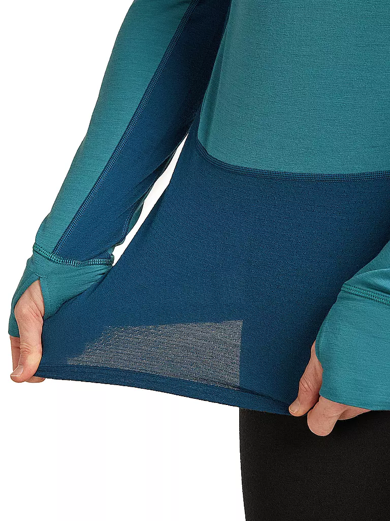 ICEBREAKER | Zipshirt intimo da uomo 200 Merino ZoneKnit |