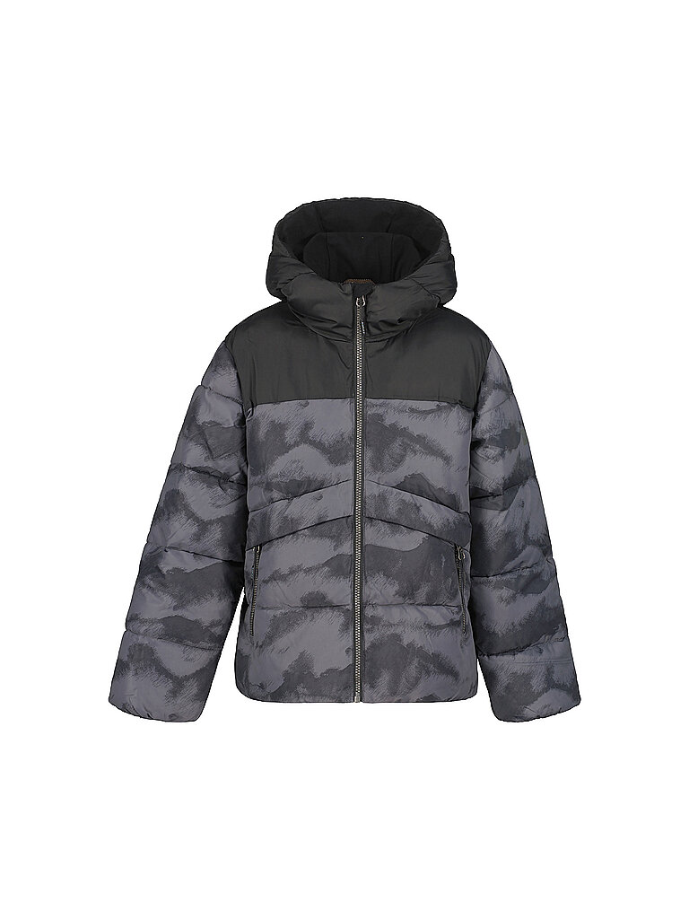 Giacca da trekking per bambini Kenmare con cappuccio grigio 128