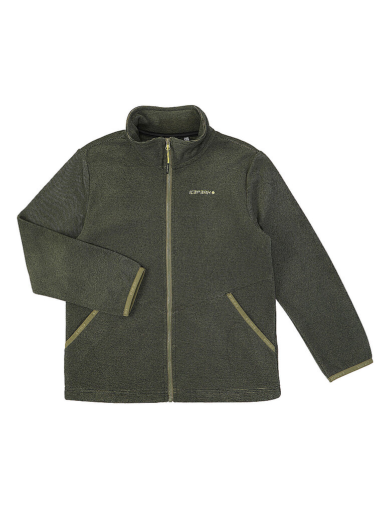 Giacca in pile per bambini Koyuk Jr oliva 152