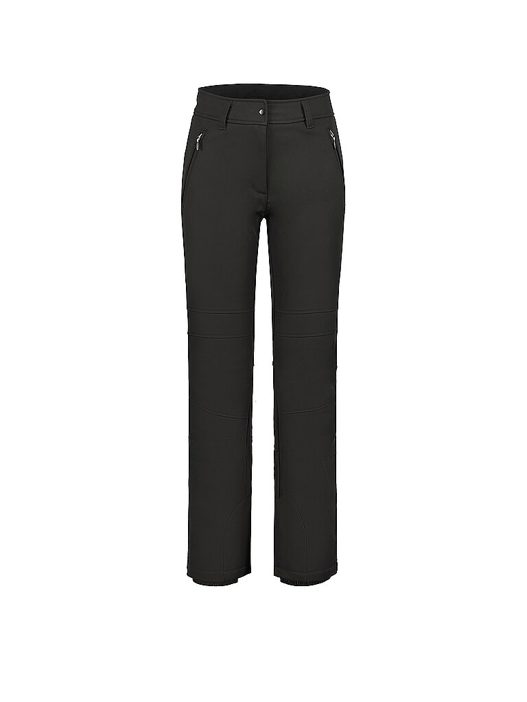 Pantaloni da sci softshell da donna Entiat nero 44 (kurz)