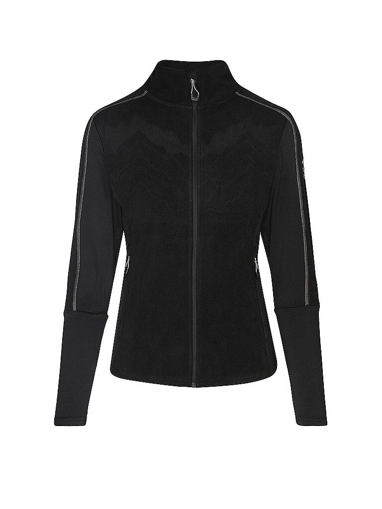 Giacca in pile Fairway da donna nero XL