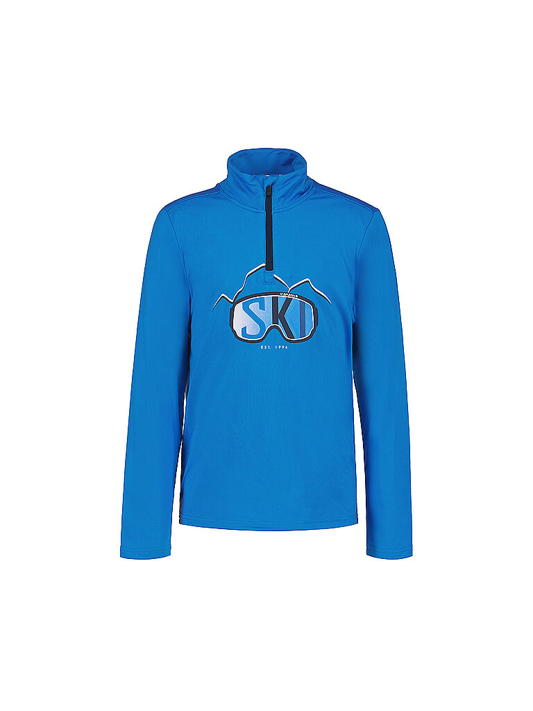 Zipshirt intimo da ragazzo Layton Jr blu 164
