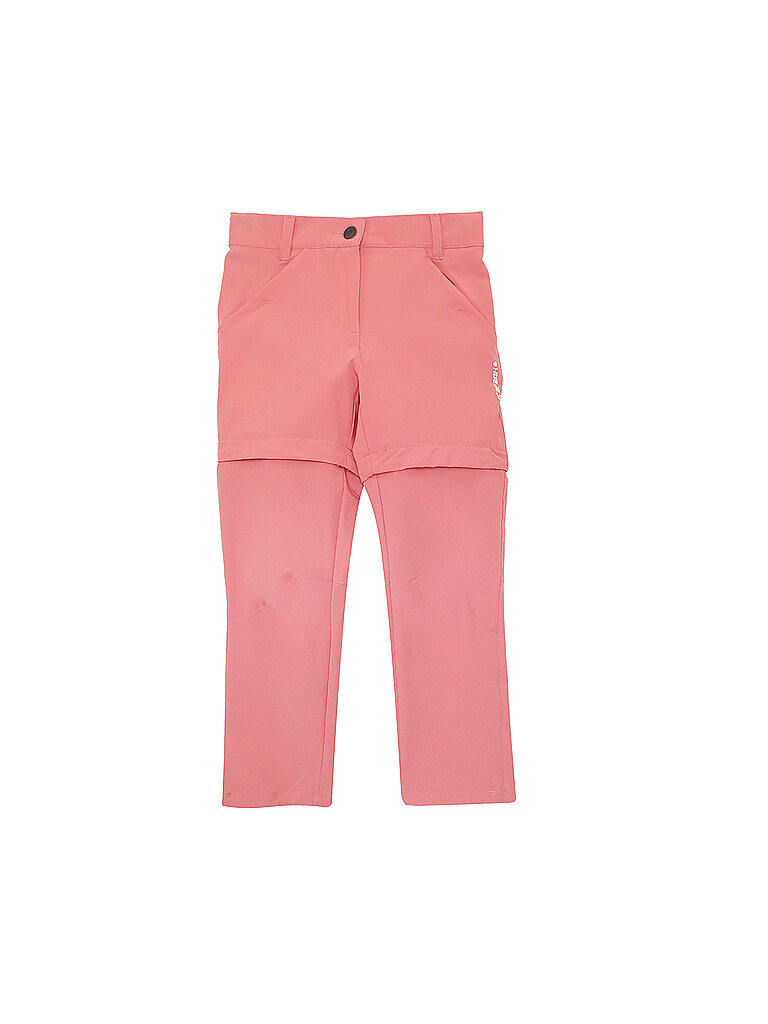 Pantaloni da trekking da ragazza Kano ZipOff corallo 164