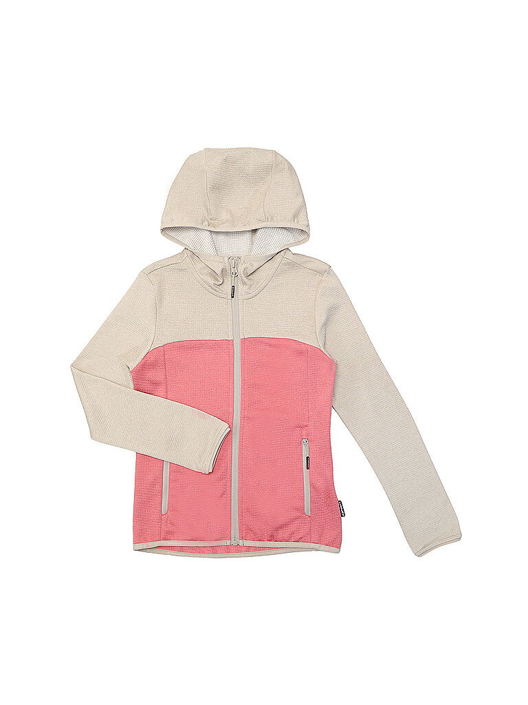 Giacca in pile da ragazza Kamenz beige/rosa beige 176
