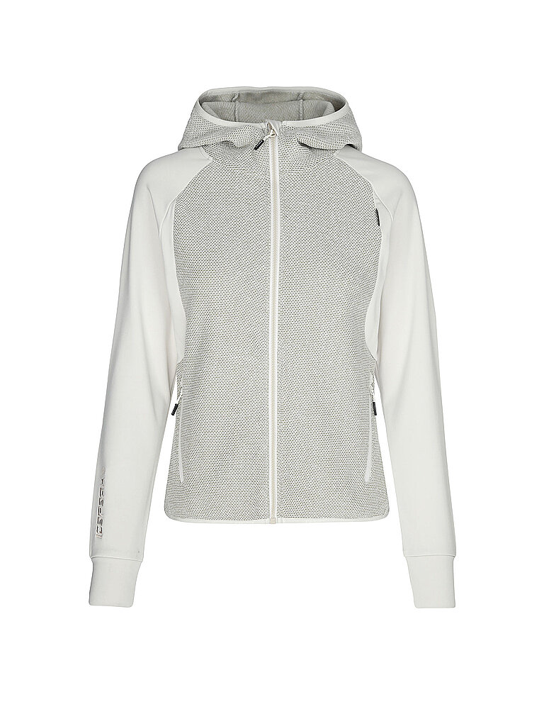 Giacca in pile da donna Ballwin con cappuccio bianco XL