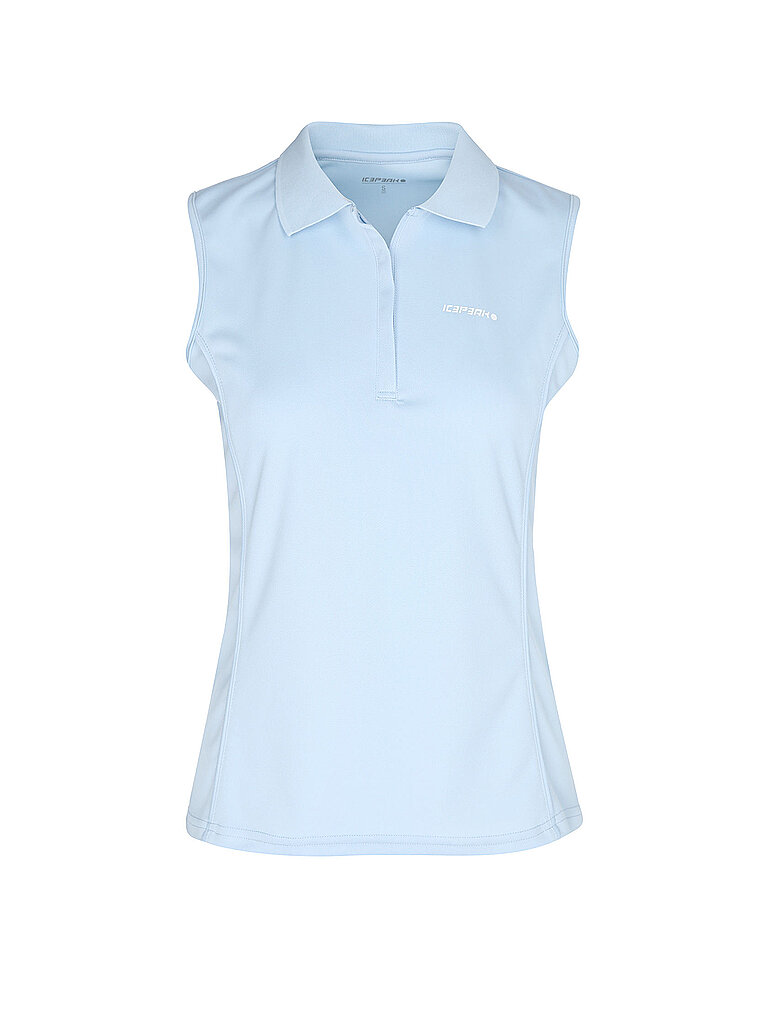 Polo funzionale da donna Tank Bazine azzurro M