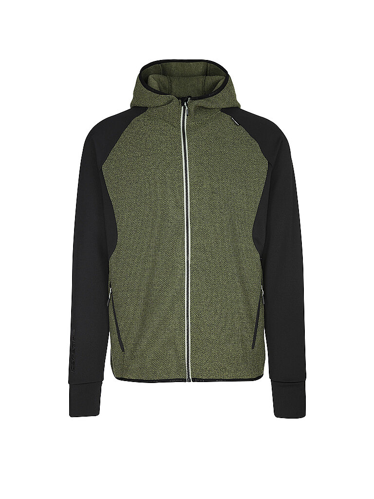 Giacca in pile da uomo Baltimore Hoodie oliva XXL