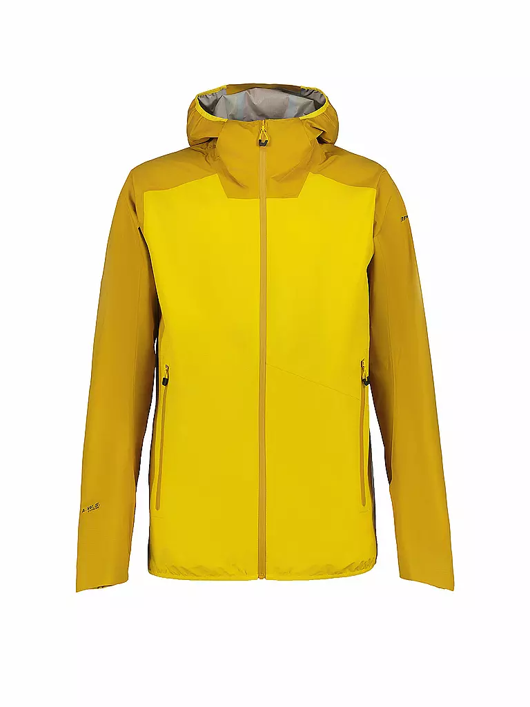 ICEPEAK | Giacca da trekking da uomo Dawson 2.5L con cappuccio | Senape