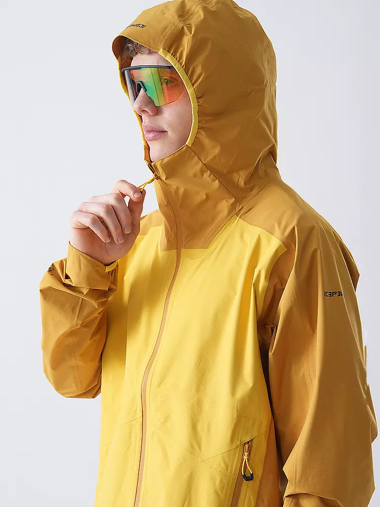 ICEPEAK | Giacca da trekking da uomo Dawson 2.5L con cappuccio | Senape