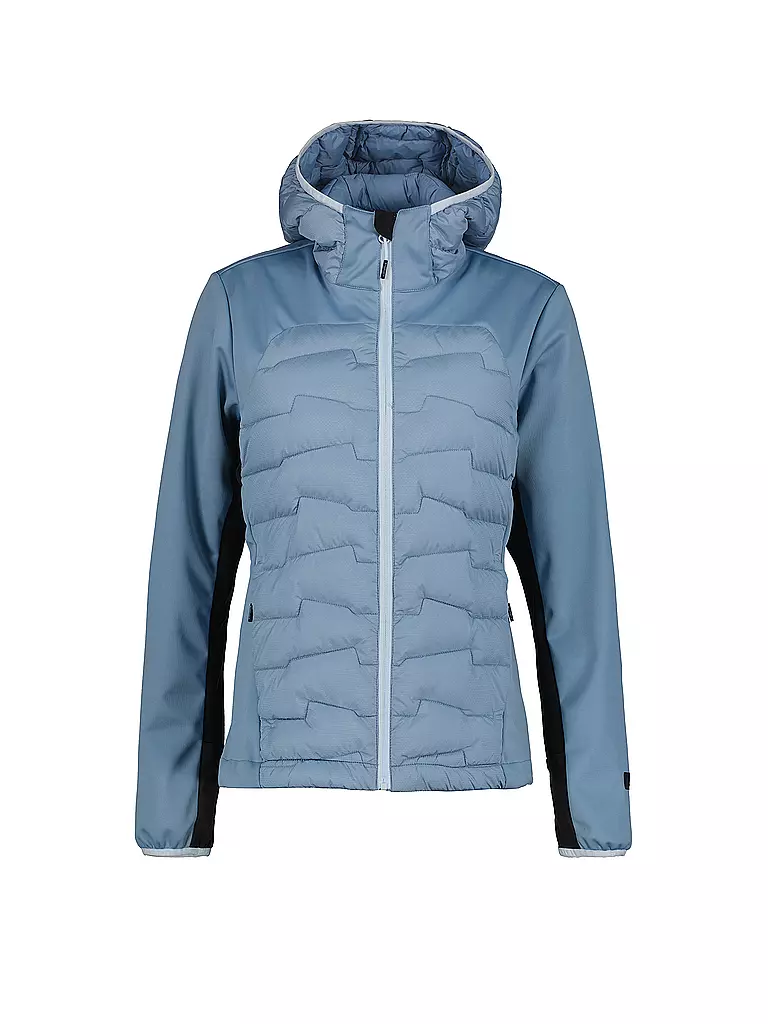 ICEPEAK | Giacca ibrida da donna Burlison con cappuccio | Blu chiaro