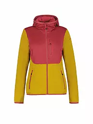 ICEPEAK | Giacca in pile da donna Banks con cappuccio | Senape