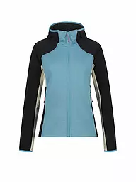 ICEPEAK | Giacca in pile da donna Basile con cappuccio | Blu chiaro