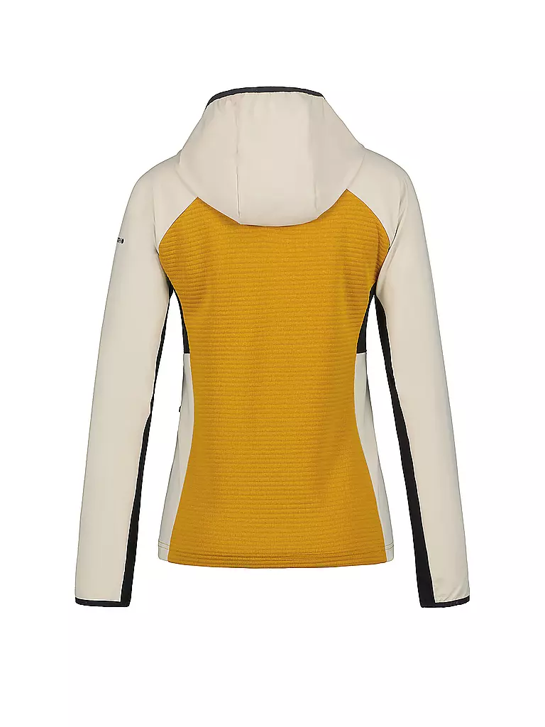 ICEPEAK | Giacca in pile da donna Basile con cappuccio | Senape