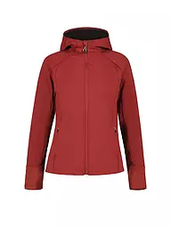 ICEPEAK | Giacca in pile da donna Dahlen con cappuccio | Rosso scuro