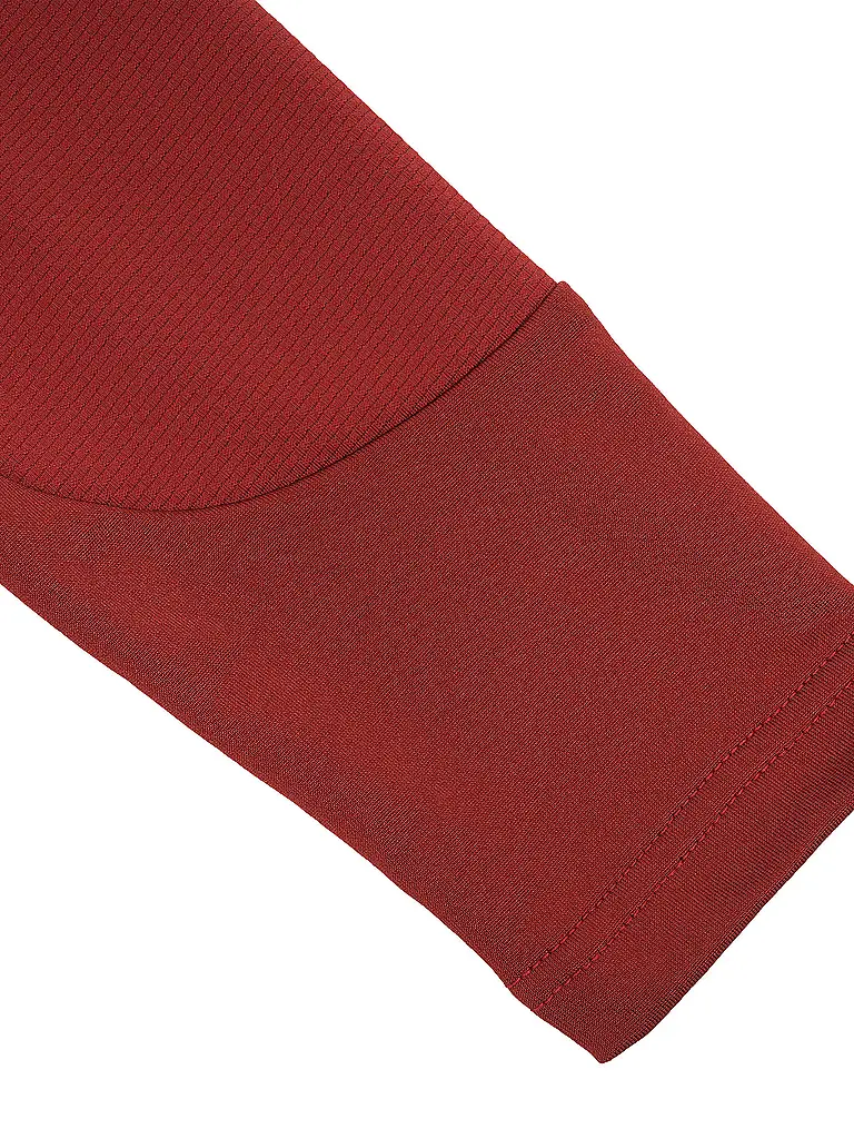 ICEPEAK | Giacca in pile da donna Dahlen con cappuccio | Rosso scuro