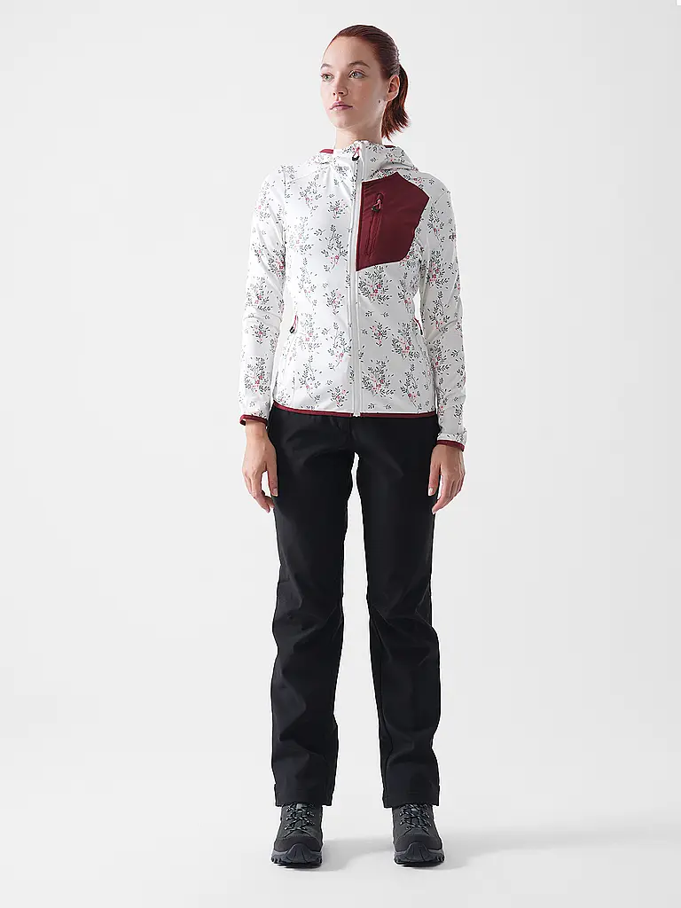 ICEPEAK | Giacca in pile da donna Donnelly con cappuccio | Beige