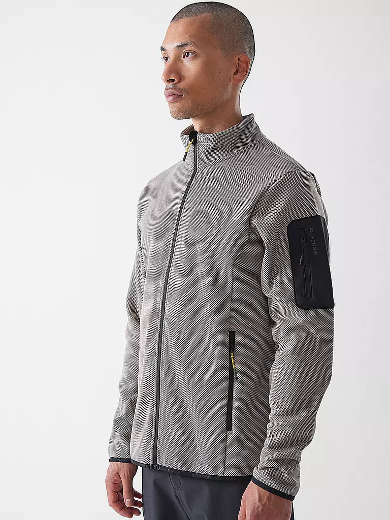 ICEPEAK | Giacca in pile da uomo Bredstedt | Marrone chiaro