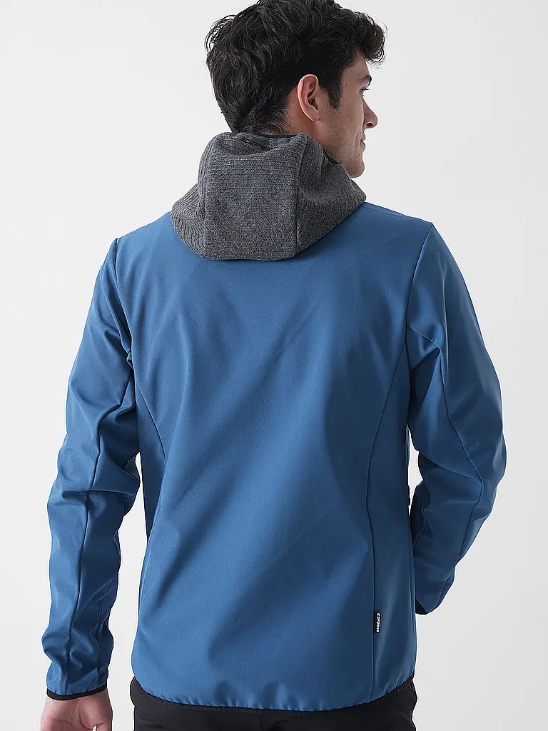 ICEPEAK | Giacca in pile da uomo per escursioni Danfort con cappuccio |