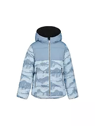 ICEPEAK | Giacca invernale da ragazza Kirn con cappuccio stampato | Blu chiaro