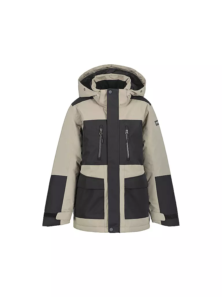 ICEPEAK | Giacca invernale per bambini Kanosh con cappuccio | Grigio