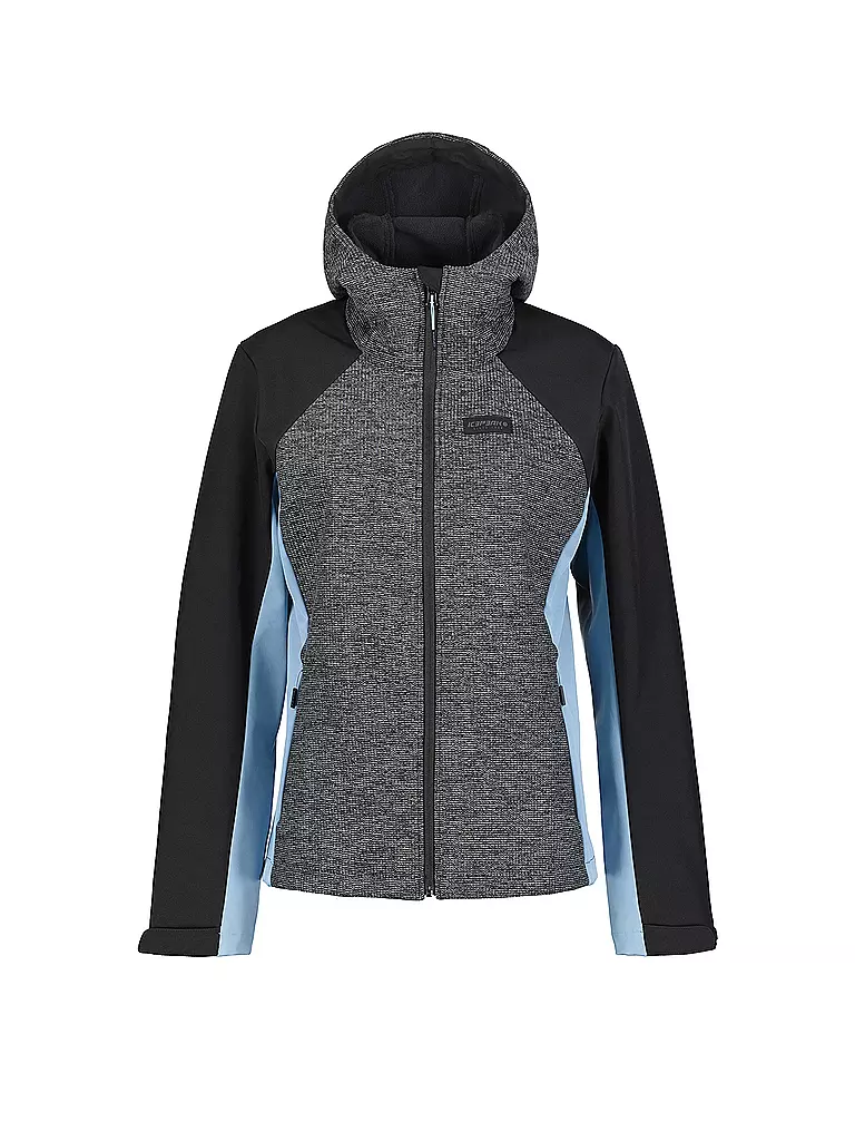 ICEPEAK | Giacca softshell da donna Beebe con cappuccio | Grigio