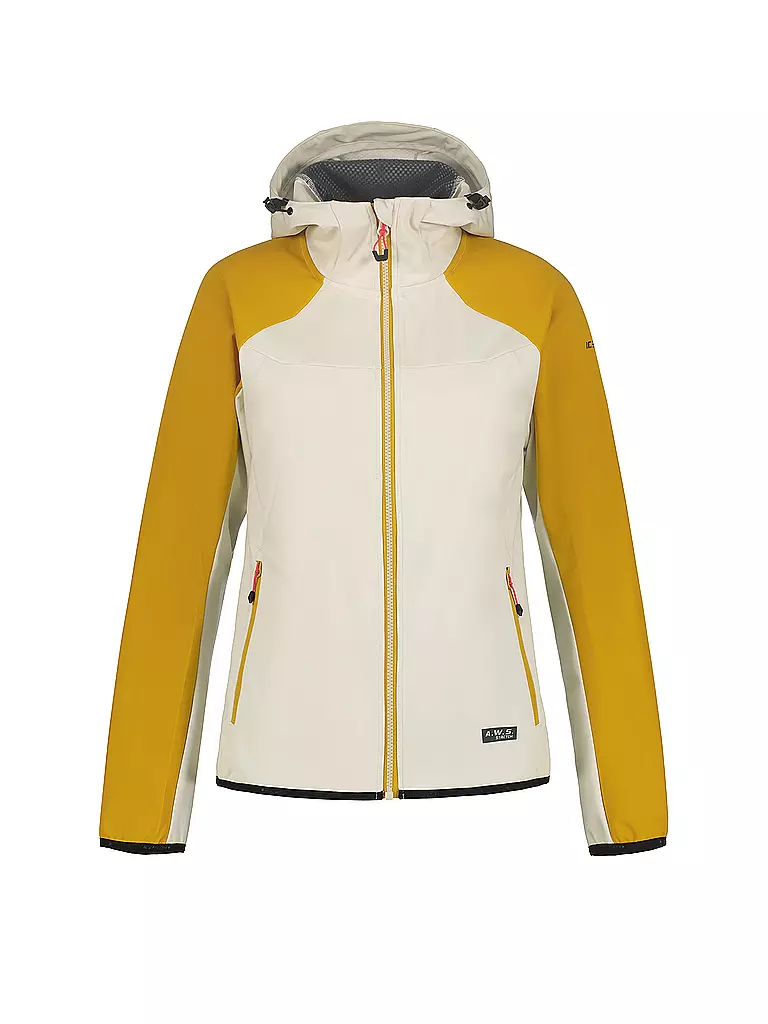 ICEPEAK | Giacca softshell da donna Braden con cappuccio | Crema
