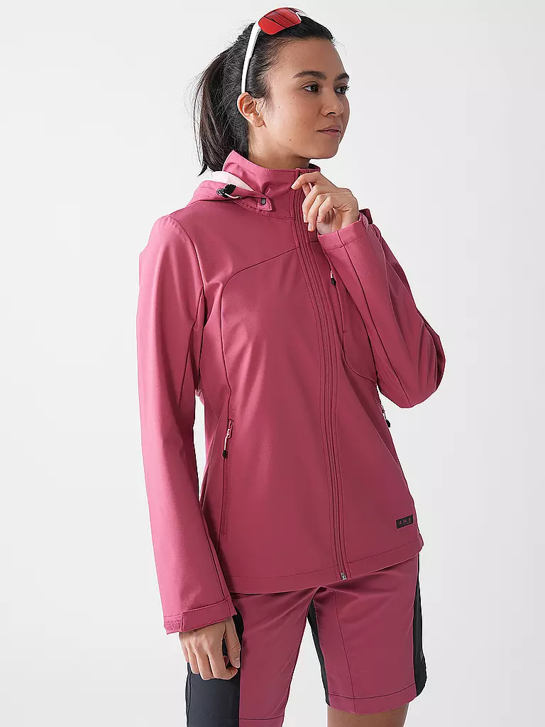 ICEPEAK | Giacca softshell da donna Burnet con cappuccio | Corallo